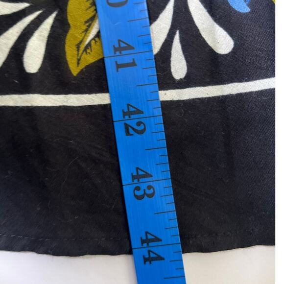 Pretty Pink Women Small Dress Blue Olive Black Cotton  Peasant‎ Boho Vintage - Picture 12 of 14